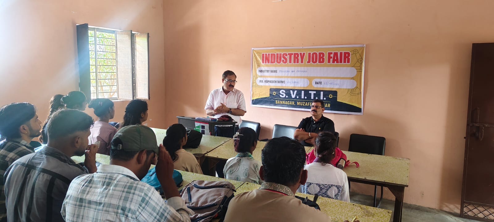 Industry job fair held at S.V Private ITI, Bannagar